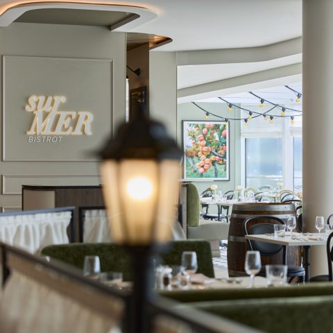 Sur Mer Bistrot auf der Mein Schiff Flow